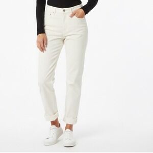 AGOLDE‎ Cream High Rise Straight Leg Crop Jeans Womens Size 32